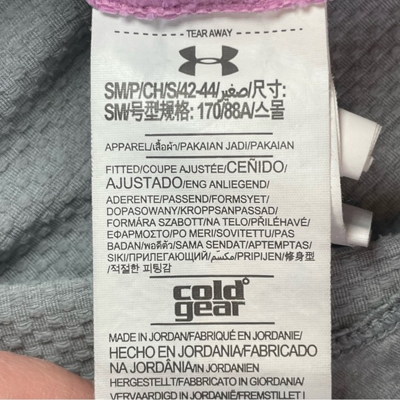 Under Armour ColdGear Reactor 1/2 Zip Base Layer Top Running Athletic Small EUC - Picture 8 of 12